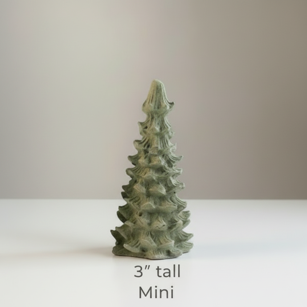 Traditional Concrete Christmas Trees- Seasonal Decor