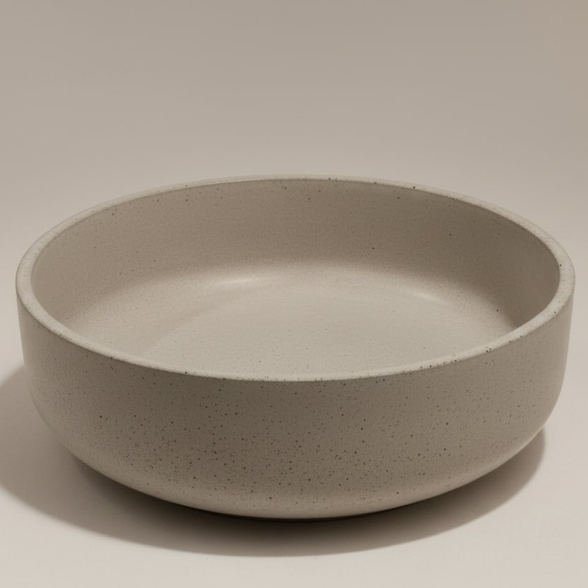 8" Concrete Accent Dish