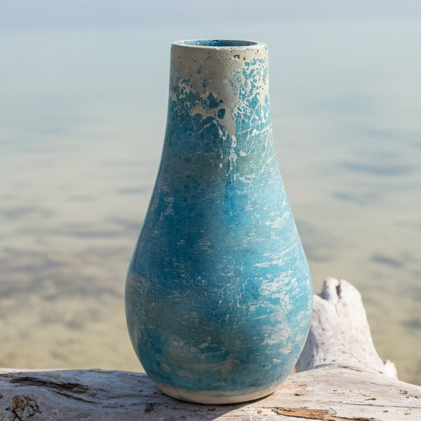 Lagoon Concrete Bulb Vase - Gallery Collection