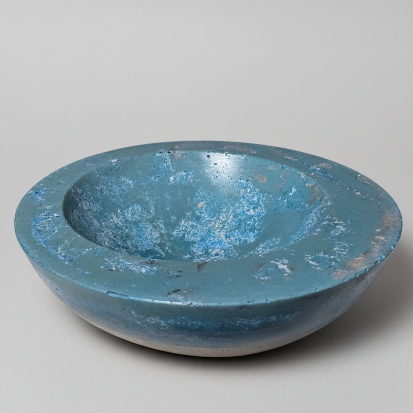 Lagoon Off-Set Concrete Bowl - Gallery Collection