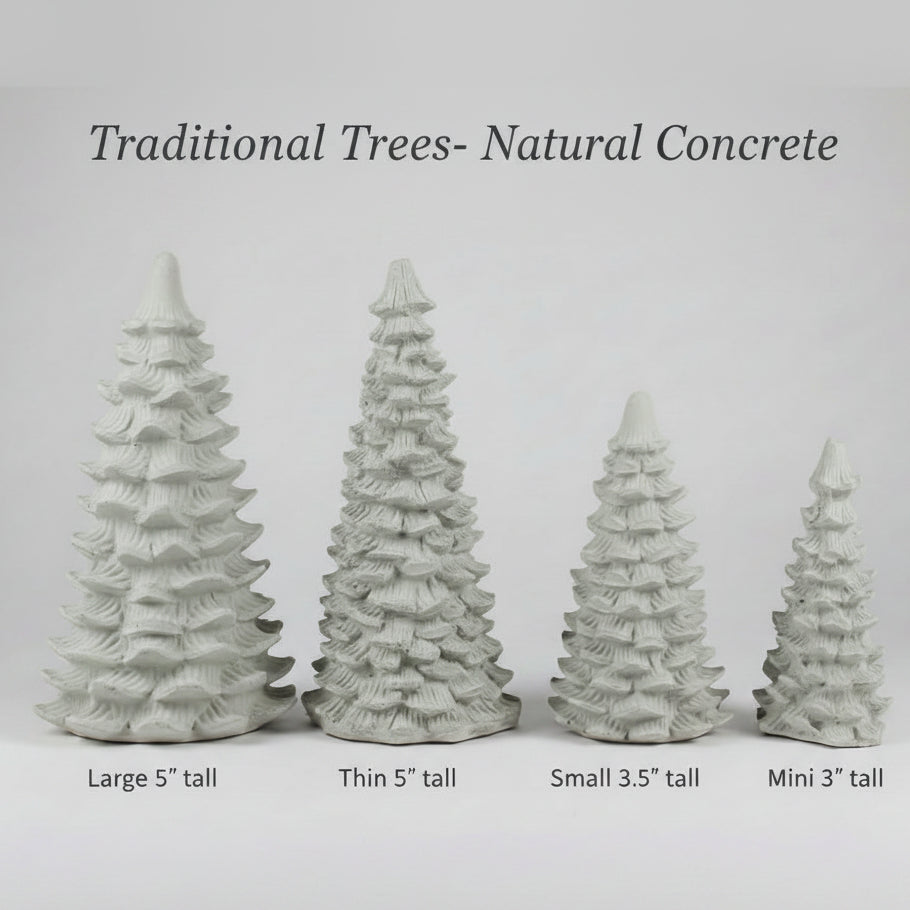 Concrete Christmas Trees