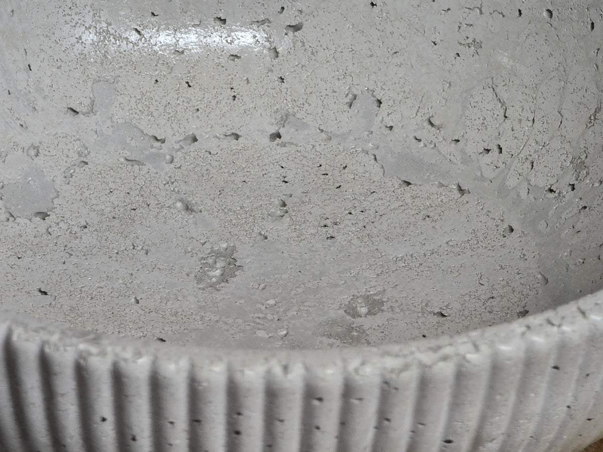 Aged Stone Concrete Bowls- Gallery Collection