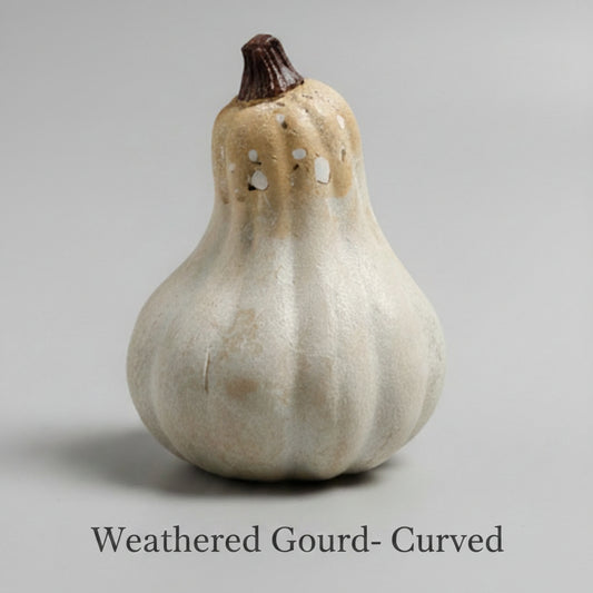 Weathered Concrete Pumpkins - Gallery Collection- Seasonal Decor