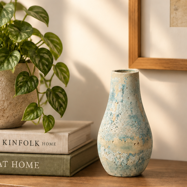 Dune Concrete Bulb Vase- Gallery Collection