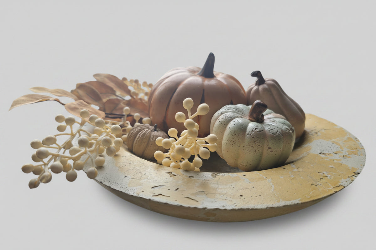 Concrete Pumpkin Sets- Seasonal Decor