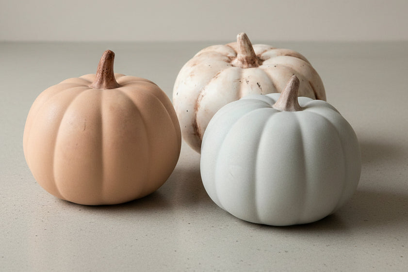Concrete Pumpkin Sets- Seasonal Decor